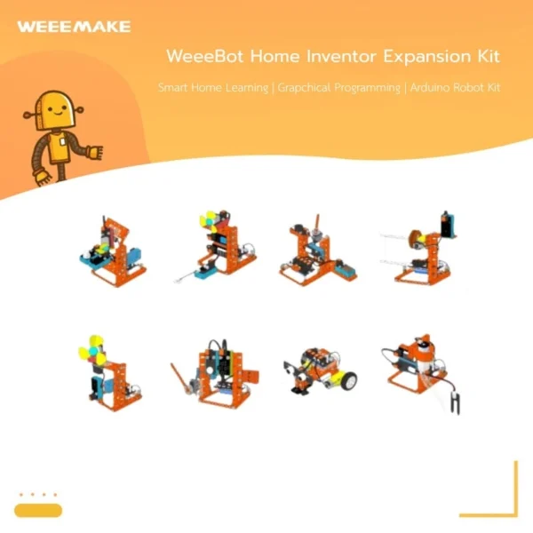 Product : ชุดเสริม บ้านอัจฉริยะ WeeeBot Home Inventor Kit (Expansion Set)