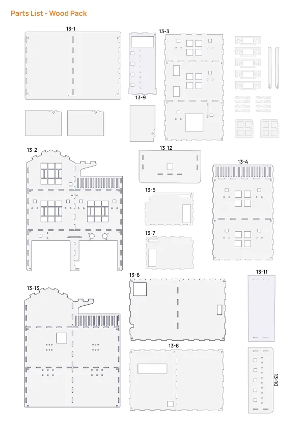 ชุดเรียนรู้ บ้านอัจฉริยะ AI Smart Home : Layout 2