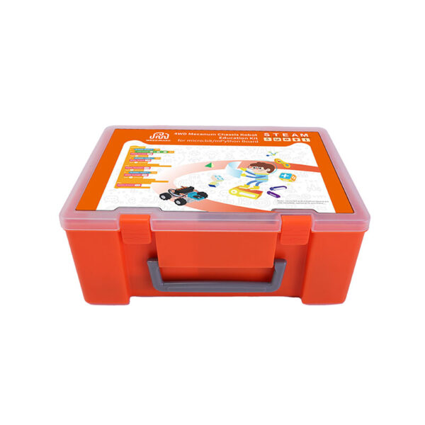 ชุดเรียนรู้ micro:bit / mPython : 4WD Mecanum Chassis - Image 4