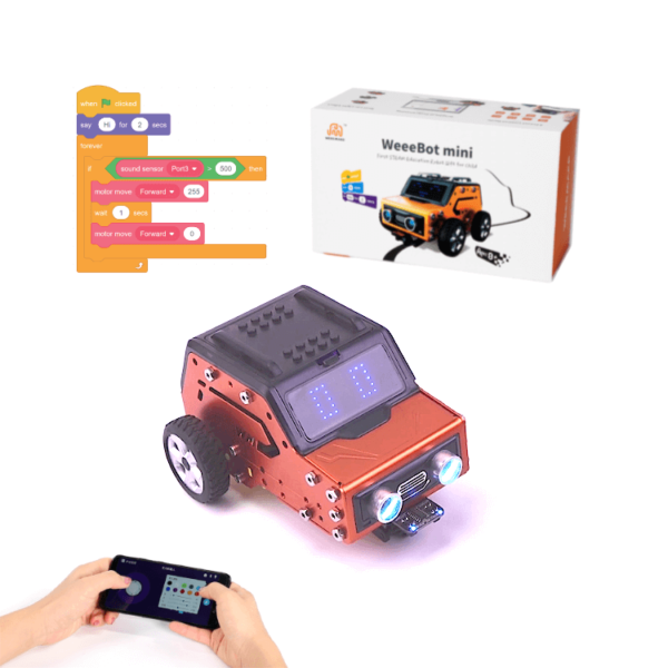 หุ่นยนต์ WeeeBot Mini ชุดพร้อมใช้งาน