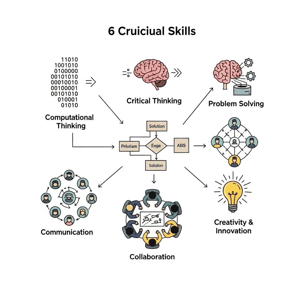 6 Cruiciual Skills ของวิชา วิทยาการคำนวณ